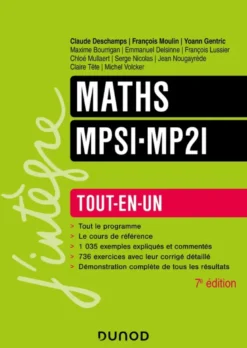 Maths MPSI-MP2I Tout-en-un - 7e éd.