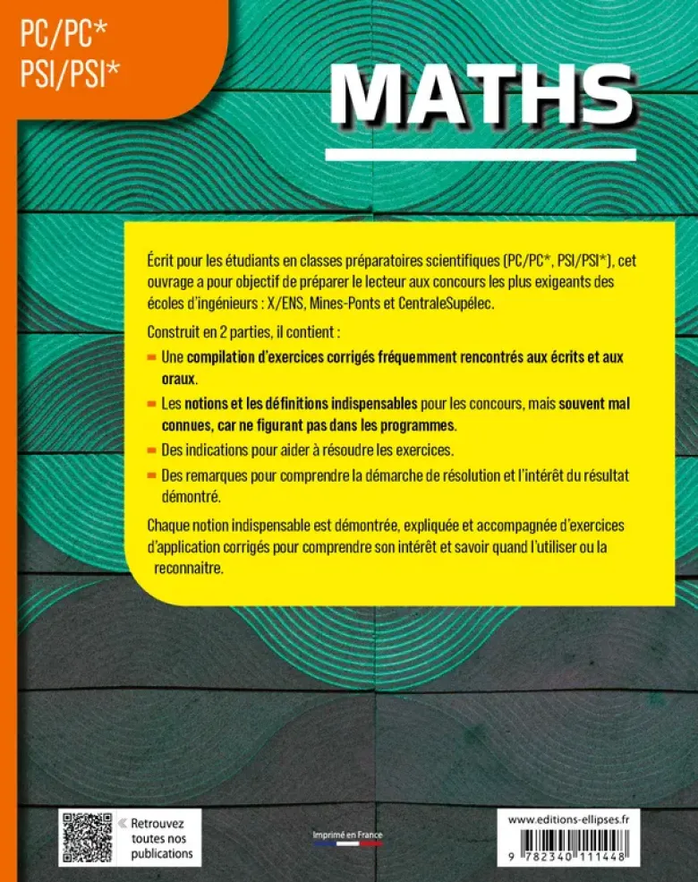 Maths PC/PC* - PSI/PSI*