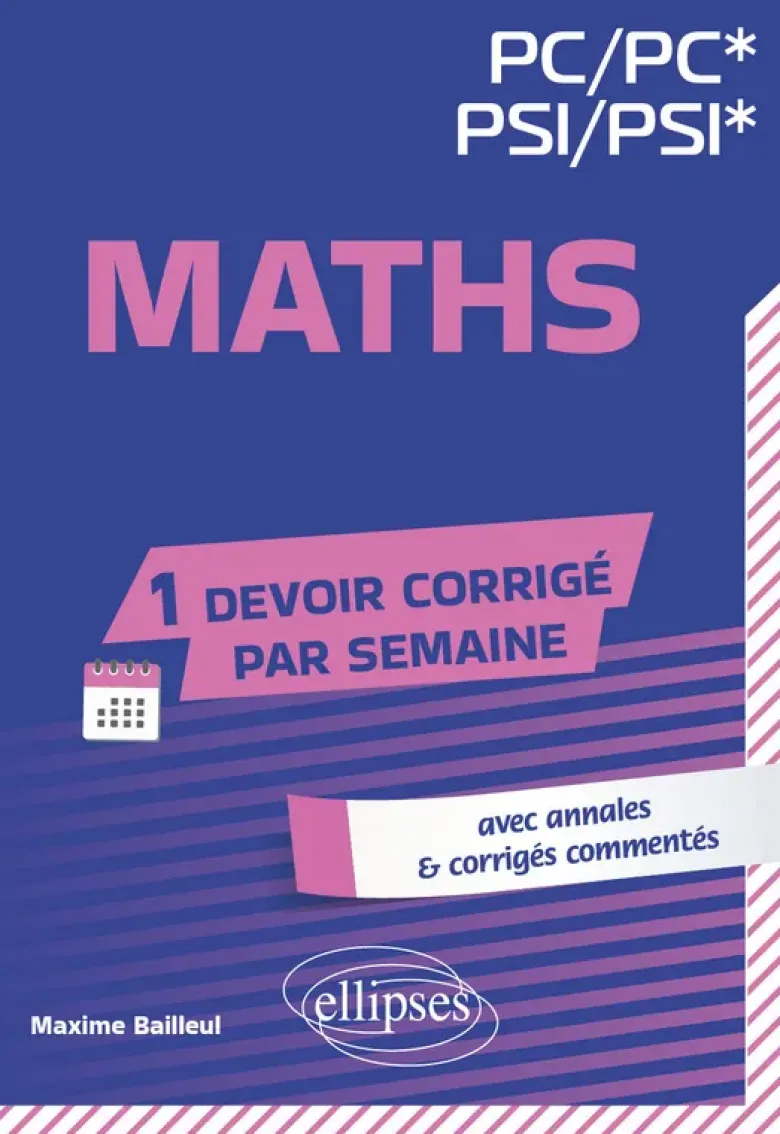 Maths. PC/PC*-PSI/PSI*