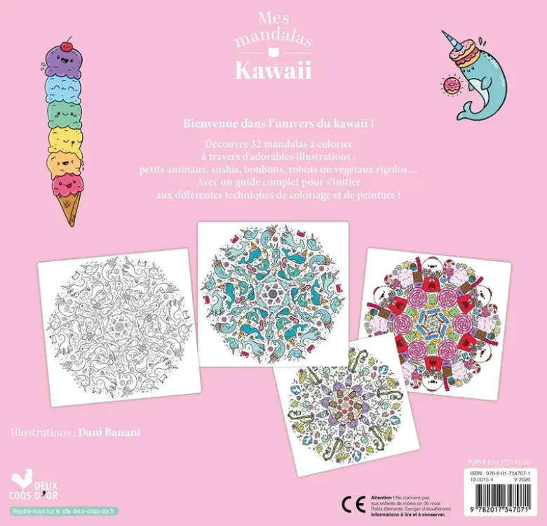 Mes mandalas kawaii