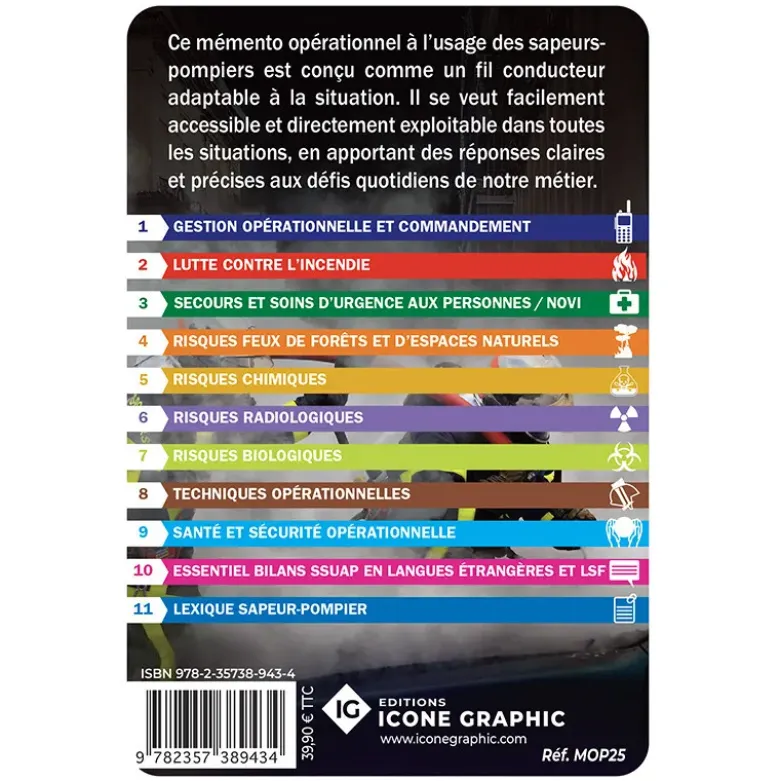 Mémento opérationnel à l'usage des sapeurs-pompiers