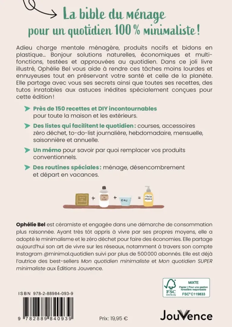 Ménagez-vous : 150 recettes naturelles, simples et efficaces pour tout nettoyer chez vous