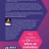 100 modèles de CV et 100 lettres de motivation