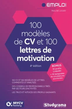 100 modèles de CV et 100 lettres de motivation