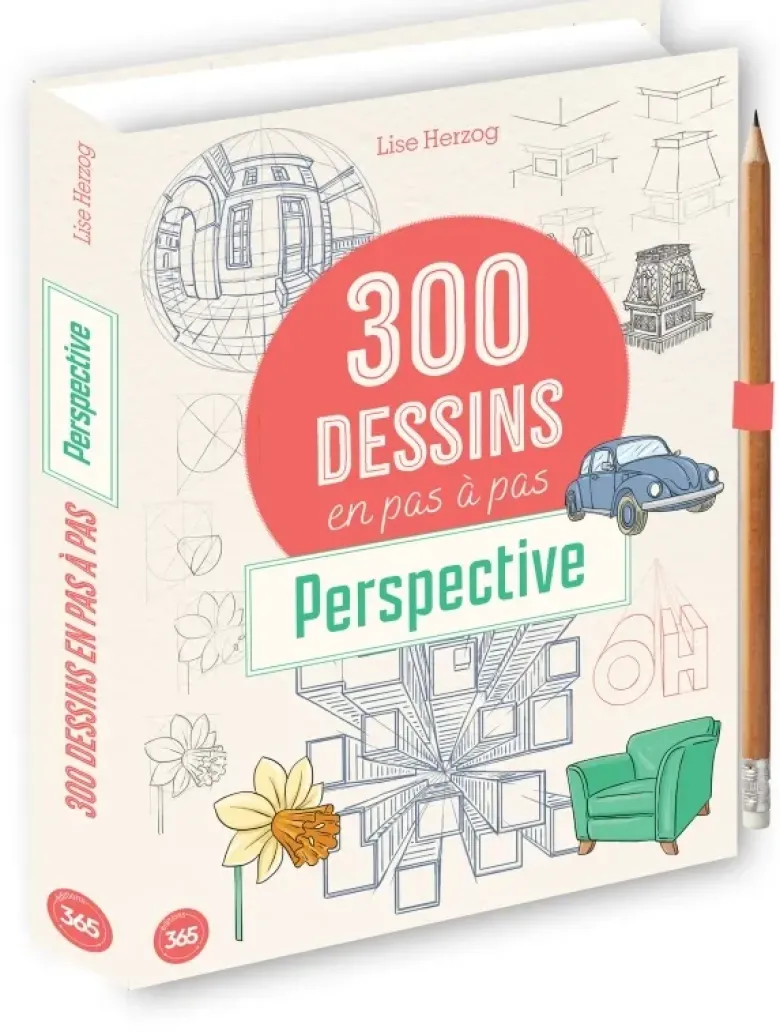 300 modèles à dessiner en pas à pas - Perspective