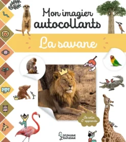 Mon imagier autocollants - La Savane