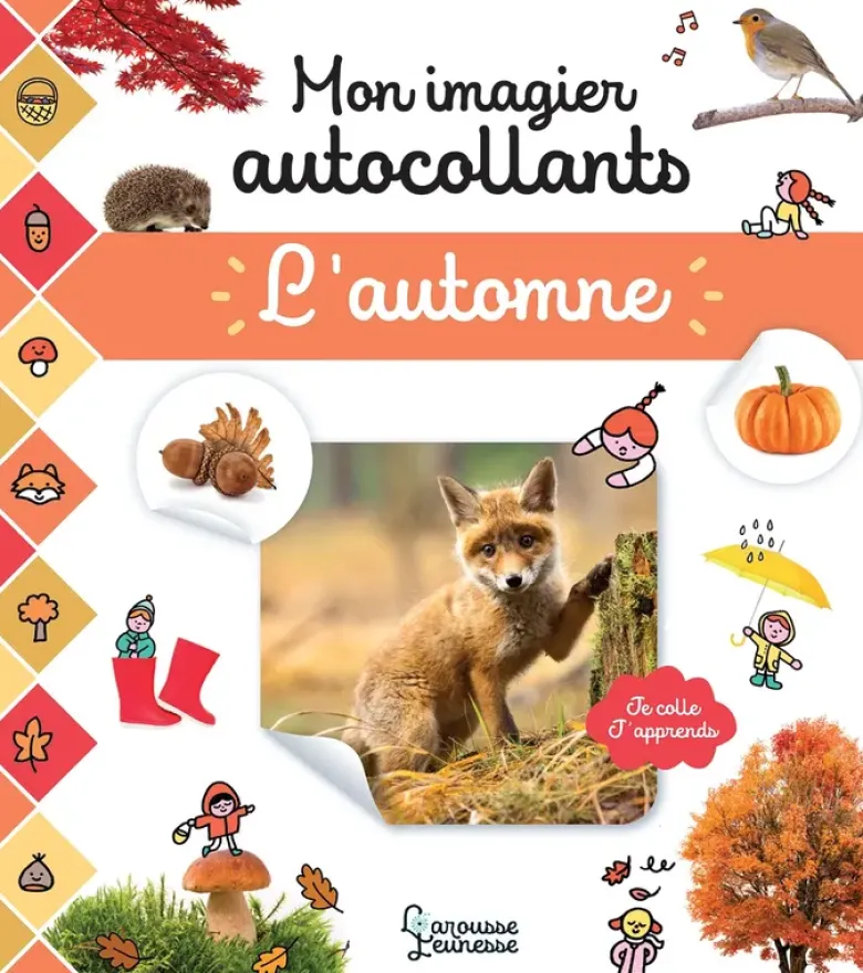 Mon imagier autocollants - L'Automne