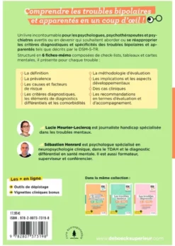 Mon mémo psy - Les troubles bipolaires et apparentés en 30 visuels