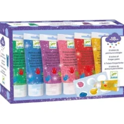 Peinture A Doigts - Paillettee