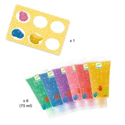 Peinture A Doigts - Paillettee