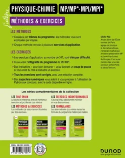Physique-Chimie Méthodes et exercices MP/MP*-MPI/MPI* - 3e éd.