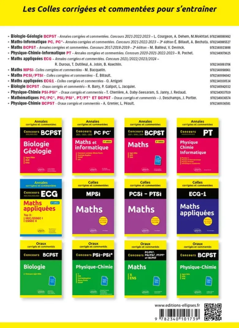 Physique. MPSI. PTSI. Colles corrigées et commentées