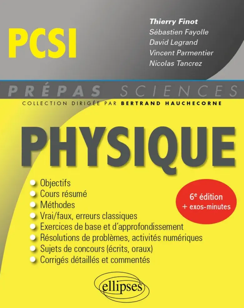 Physique PCSI