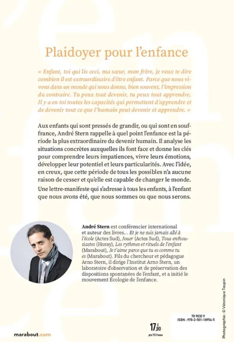 Plaidoyer pour l'enfance
