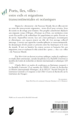 Ports, îles, villes : entre exils et migrations transcontinentales et océaniques