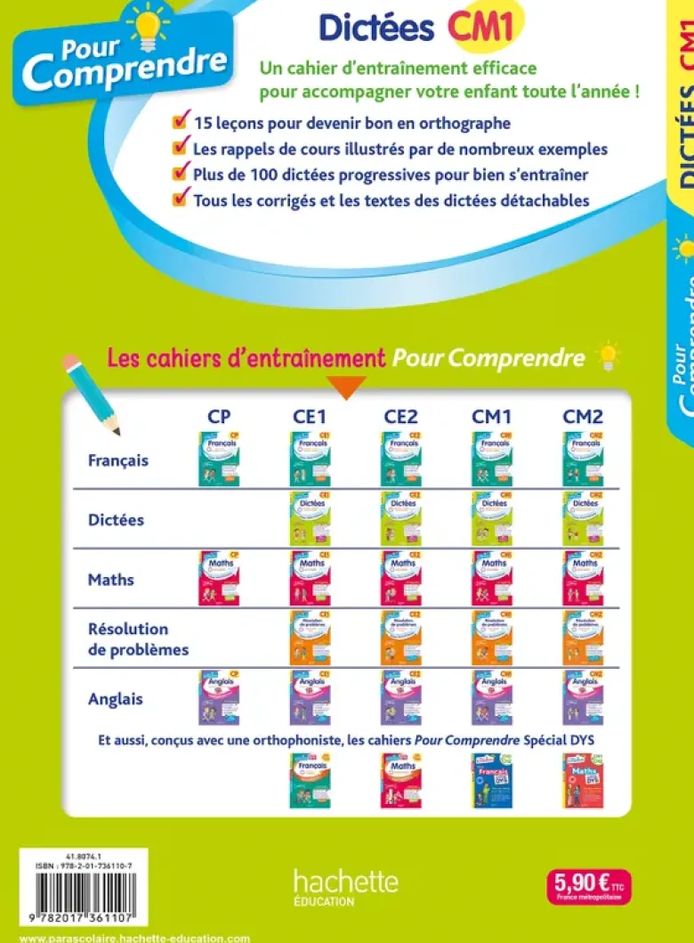 Pour Comprendre - Dictées CM1