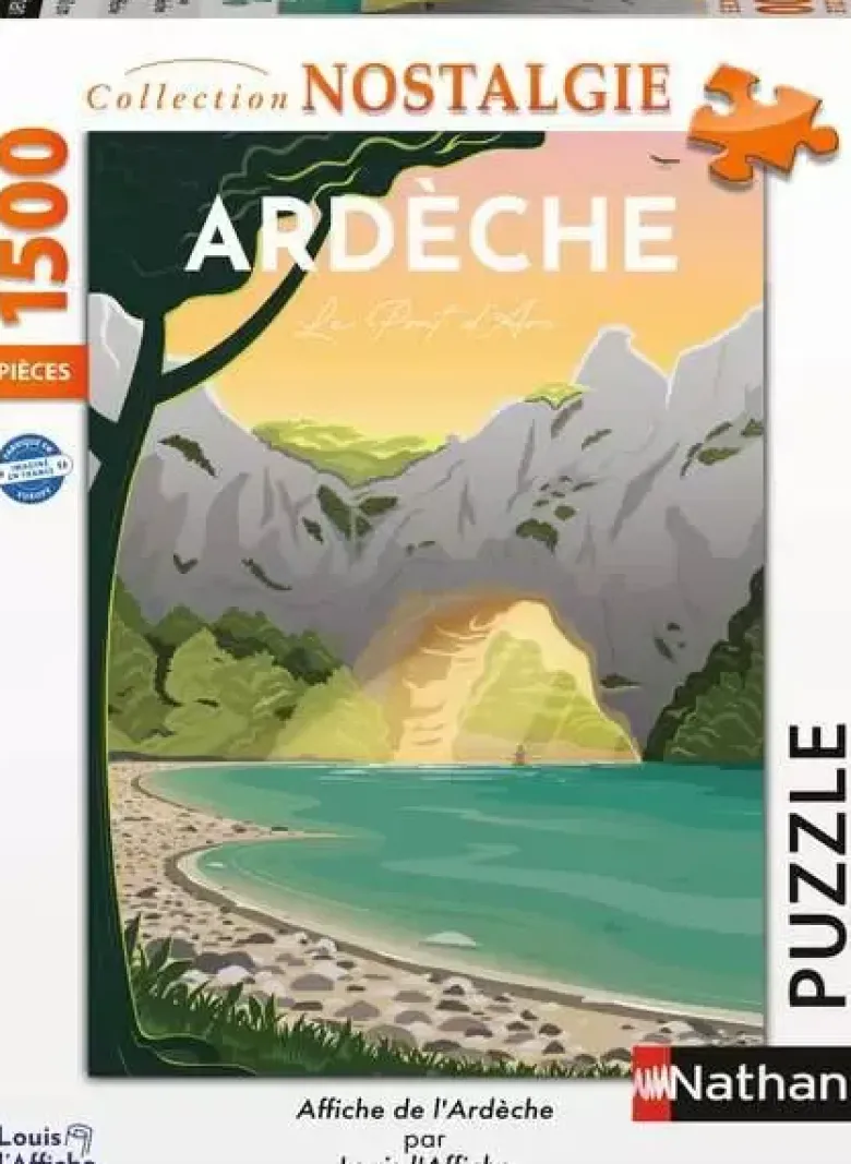 Puzzle Affiche Ardèche