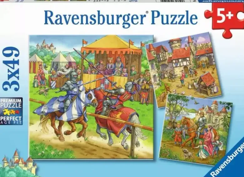 Puzzle Chevaliers Moyen-Age