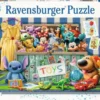 Puzzle Coffre Jouets Pixar 100 Pièces XXL