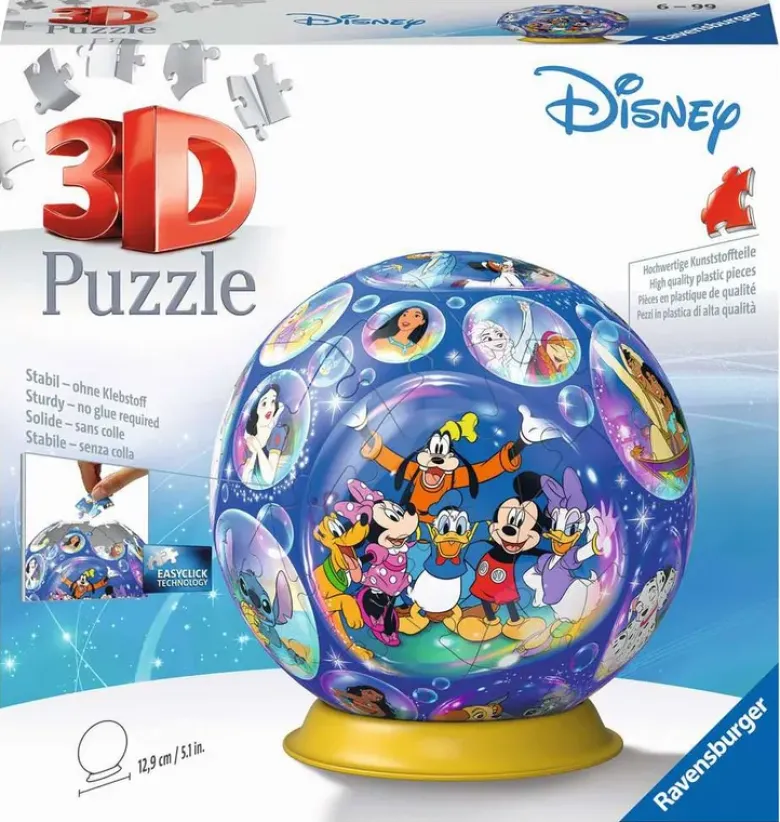Puzzle 3D Boule Disney 72 pièces