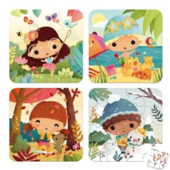 Puzzle Evolutif 6-9-12-16 pcs - 4 saisons