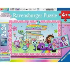 Puzzle La fête de Gabby's Doll 2x24 Pièces