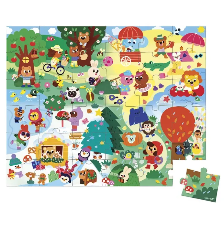 Puzzle Les 4 Saisons 36 Pièces