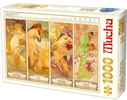 Puzzle Mucha 4 Saisons Puzzle 1000 Pièces