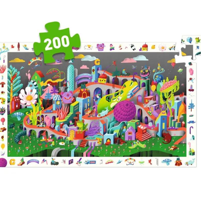 Puzzle observation 200 pcs - Crazy Town