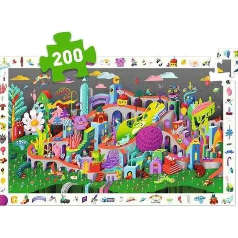Puzzle observation 200 pcs - Crazy Town