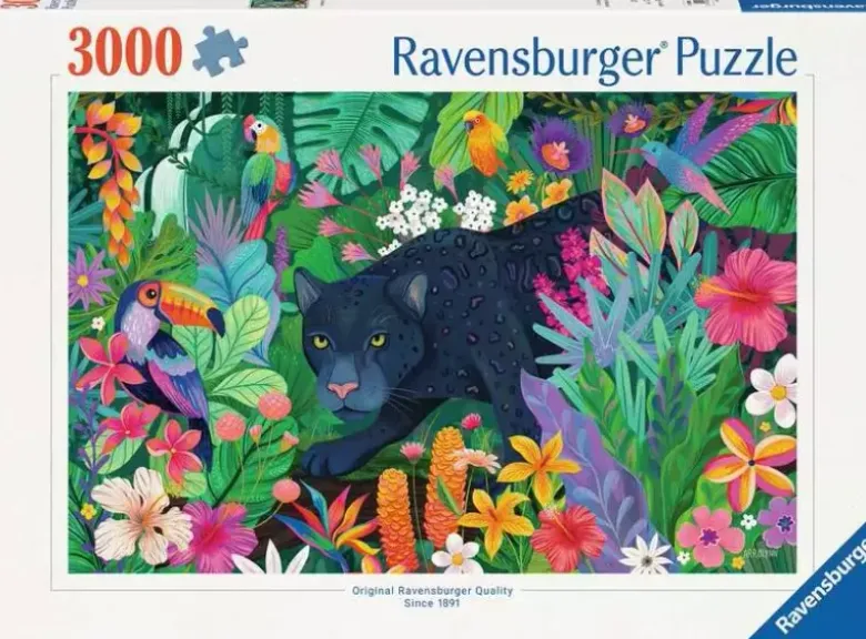 Puzzle Panthere dans la Jungle 3000 Pièces
