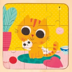 Puzzle 9 pcs - Chat Peanut