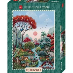 Puzzle 2000 pcs - Exotic Garden Wildlife