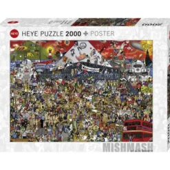 Puzzle 2000 pcs - Histoire de la musique britannique
