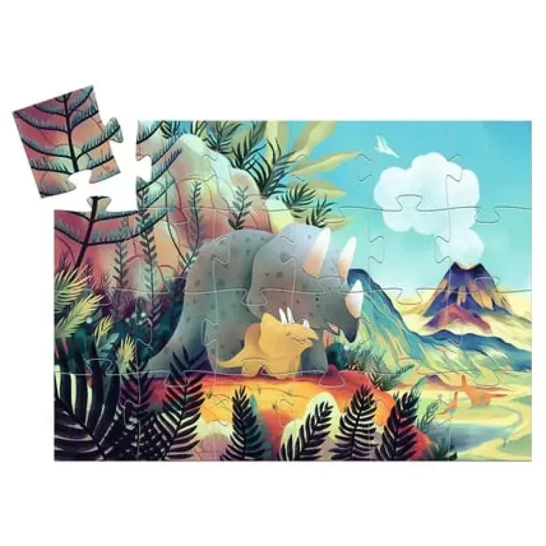 Puzzle 24 pcs - Téo le dino