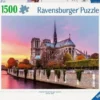 Puzzle 1500 pièces - Pittoresque Notre-Dame
