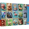 Puzzle 1000 Pièces Tea Time Animaux au crochet
