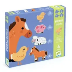 Puzzles Primo à La Ferme 3,4, 5 et 6 Pièces