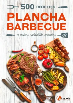 500 recettes plancha, barbecue