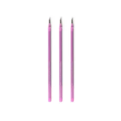 3 Recharge Stylo à Encre Gel Violet