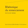 Rhétorique du remerciement