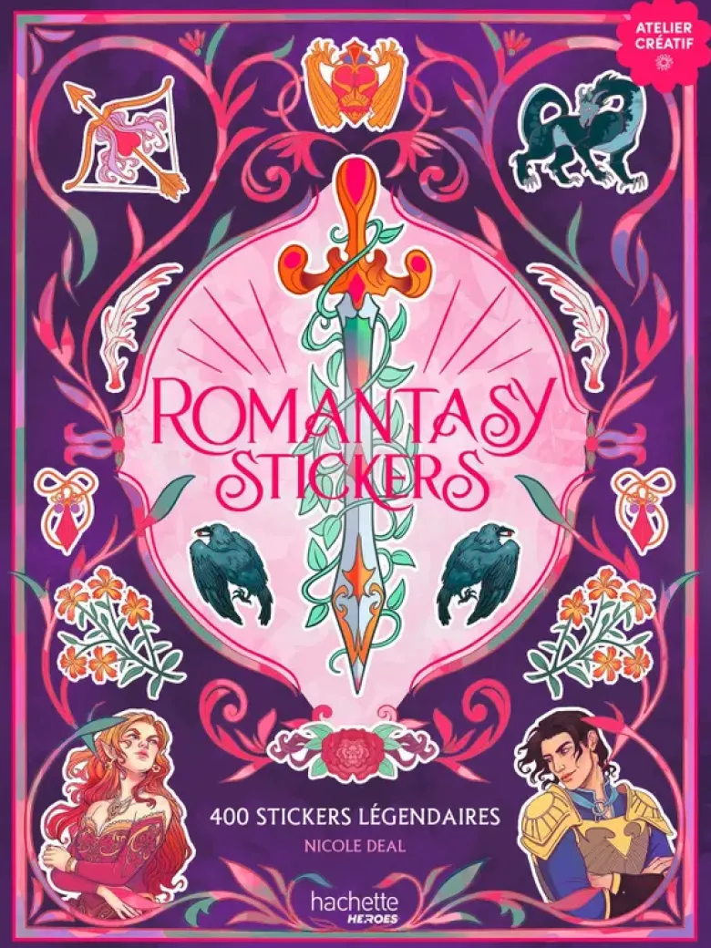 Romantasy stickers - 400 stickers légendaires par Nicole Deal