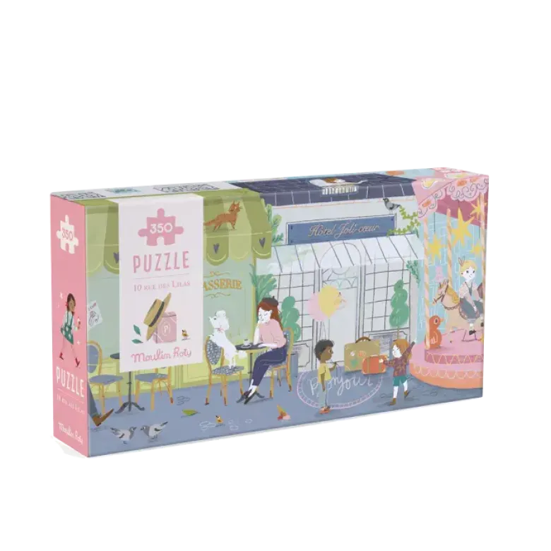 10 Rue des Lilas Puzzle 350 Pièces + Poster