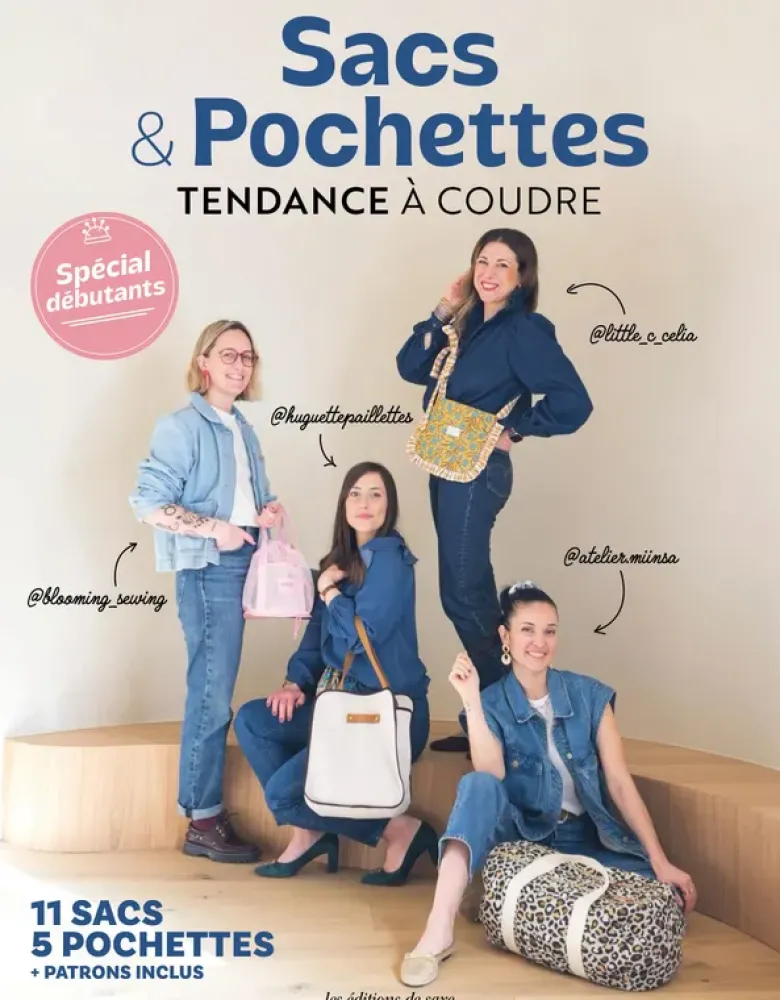 Sacs & pochettes tendance à coudre