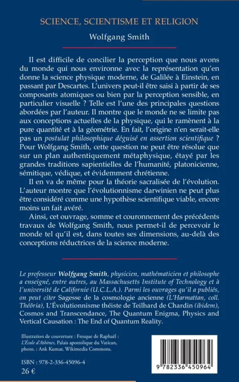 Science, scientisme et religion
