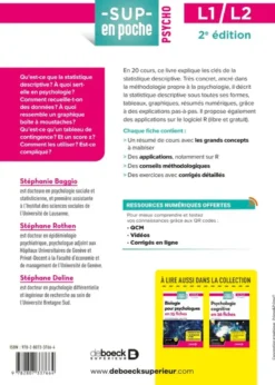 Statistique descriptive en 20 fiches