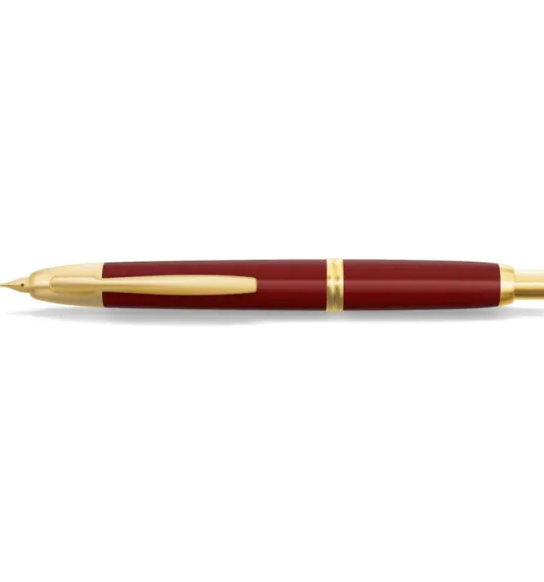 Stylo Plume Capless Rouge doré