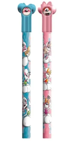 Stylo Twist effaçable rose ou bleu