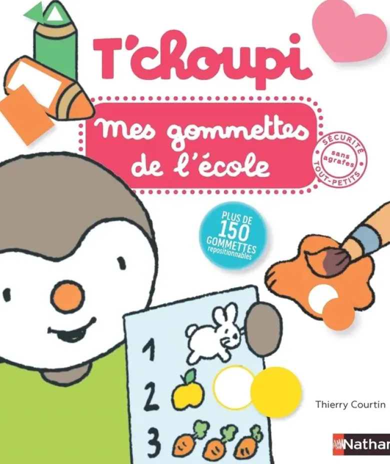 T'choupi mes gommettes de l'école