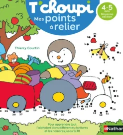 T'choupi Mes points à relier - Lettres et nombres 4-5 ans MS